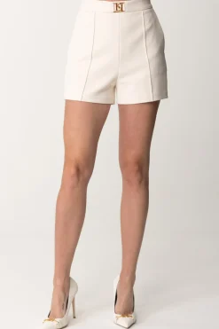 Elisabetta Franchi Shorts con Placca LogataBURRO