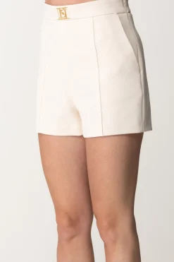 Elisabetta Franchi Shorts con Placca LogataBURRO