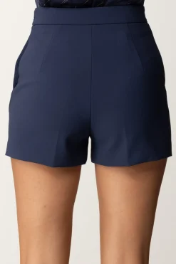 Elisabetta Franchi Shorts con MorsettoNAVY