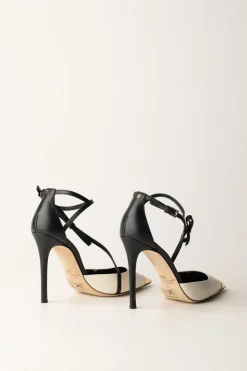 Elisabetta Franchi Slingback BicoloreNERO/BURRO