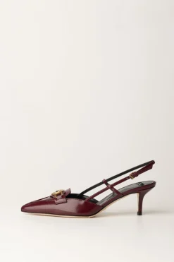 Elisabetta Franchi Slingback In Pelle con MorsettoROUGE NOIR