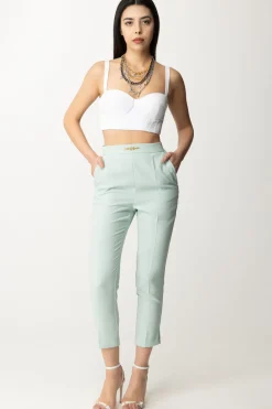 Elisabetta Franchi Top Bustier con CollanaAVORIO