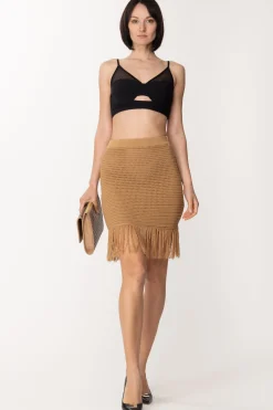 Elisabetta Franchi Top con Inserti In TulleNERO