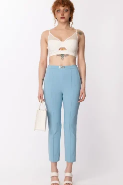 Elisabetta Franchi Top con Inserti In TulleBURRO