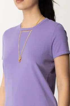Elisabetta Franchi T-shirt con CollanaIRIS