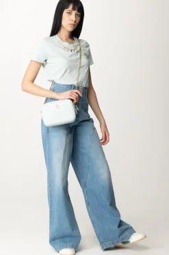 Elisabetta Franchi T-shirt con Collana con CharmsACQUA