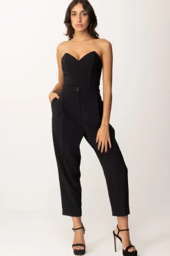 Elisabetta Franchi Tuta con Top BustierNERO