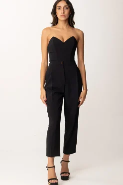 Elisabetta Franchi Tuta con Top BustierNERO