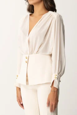 Elisabetta Franchi Tuta Lunga con Baschina In VitaBURRO