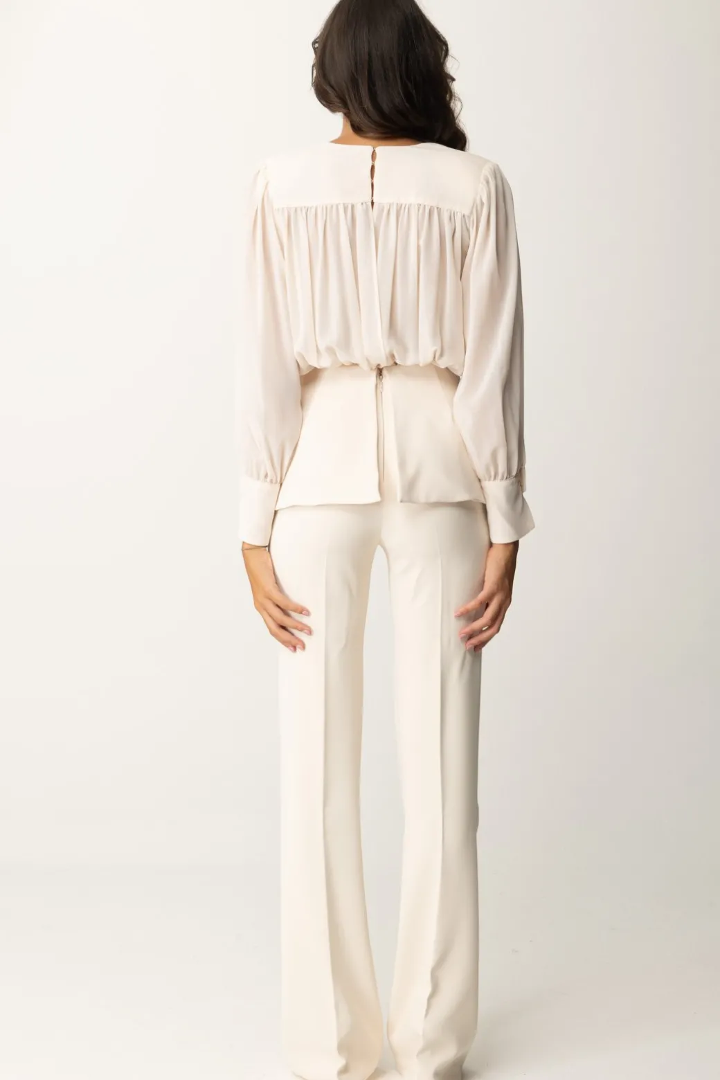 Elisabetta Franchi Tuta Lunga con Baschina In VitaBURRO