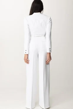 Elisabetta Franchi Tuta Lunga con Reggiseno In PizzoAVORIO