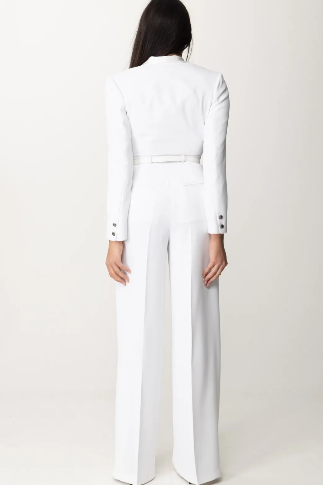 Elisabetta Franchi Tuta Lunga con Reggiseno In PizzoAVORIO