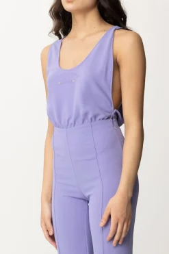 Elisabetta Franchi Tuta Ricamo Logo ReservedIRIS