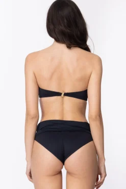 Fk Bikini Fascia a Cuore Slip con Fascia LargaNERO