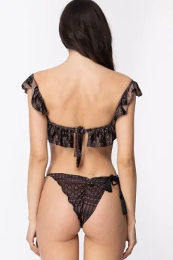 Fk Bikini Fascia con Frappa e Chiusura Sul Retro Slip LaccettiFANTASIA