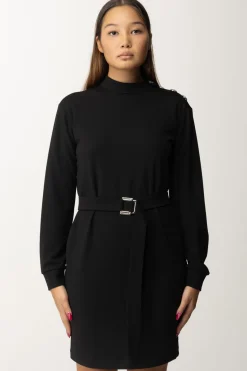 Gaëlle Paris Abito a Sacchetto con CinturaNERO