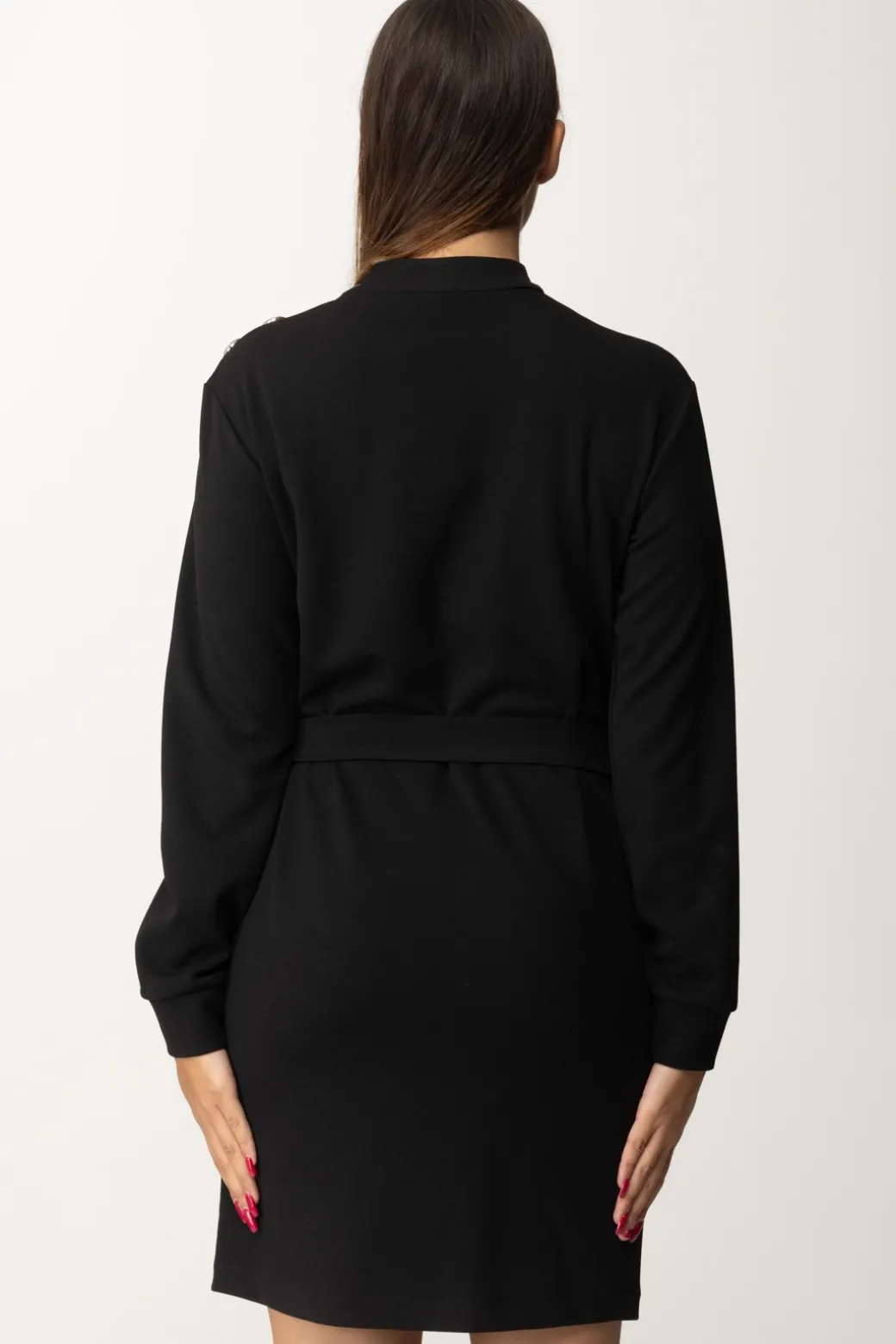 Gaëlle Paris Abito a Sacchetto con CinturaNERO