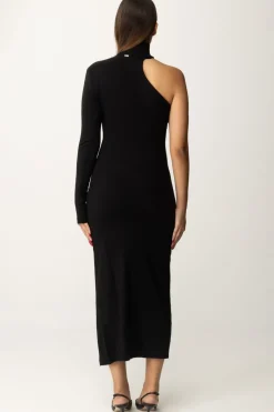 Gaëlle Paris Abito Midi MonospallaNERO