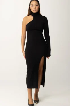 Gaëlle Paris Abito Midi MonospallaNERO