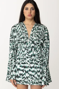 Gaëlle Paris Abito Mini StampatoBIANCO-NERO