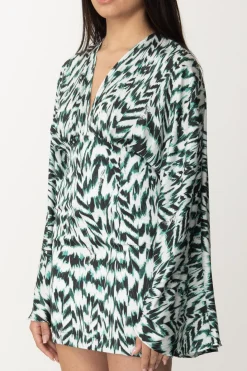 Gaëlle Paris Abito Mini StampatoBIANCO-NERO