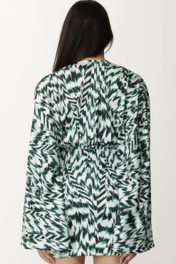 Gaëlle Paris Abito Mini StampatoBIANCO-NERO