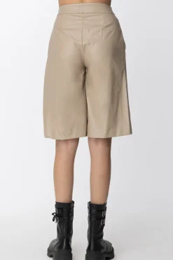 Gaëlle Paris Bermuda In EcopelleAVORIO