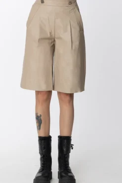 Gaëlle Paris Bermuda In EcopelleAVORIO