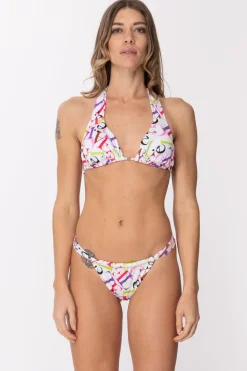 Gaëlle Paris Bikini con Stampa AnimalierBIANCO