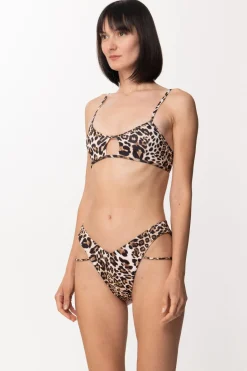 Gaëlle Paris Bikini Top In Lycra MaculatoMACULATO BEIGE