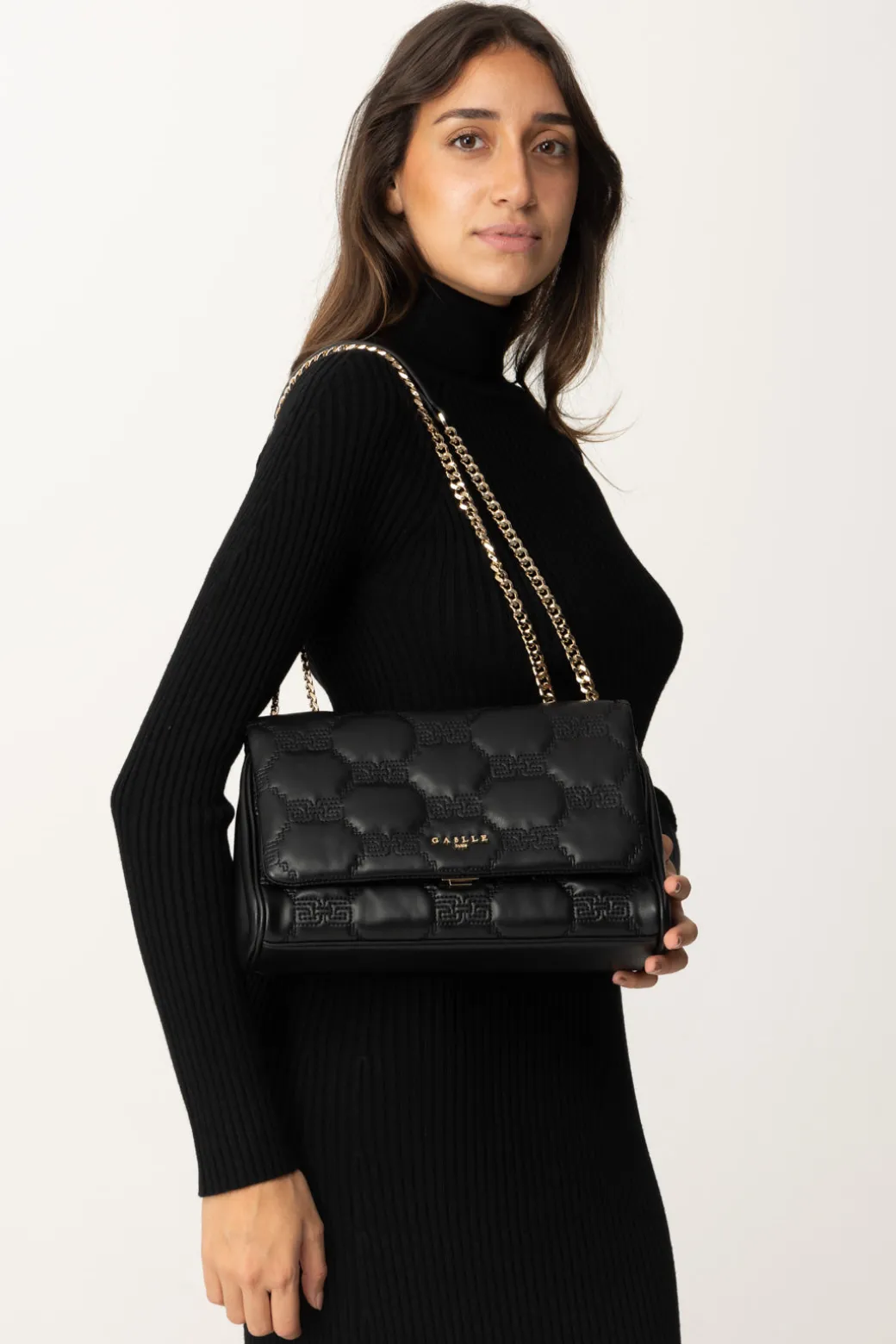 Gaëlle Paris Borsa Trapuntata con CatenaNERO