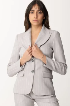 Gaëlle Paris Giacca GessataGRIGIO