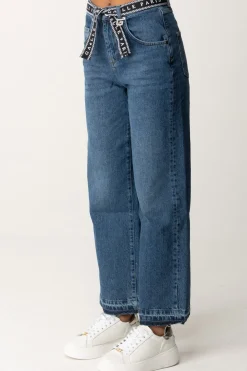 Gaëlle Paris Jeans con Cintura LogataBLU