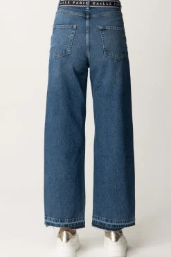Gaëlle Paris Jeans con Cintura LogataBLU