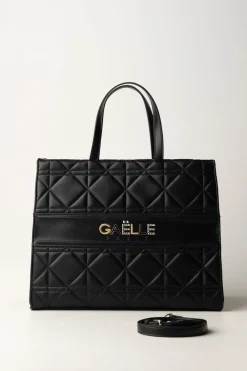 Gaëlle Paris Maxi Shopper TrapuntataNERO