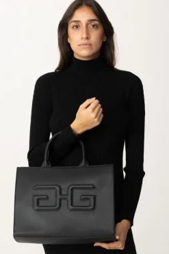Gaëlle Paris Maxi Shopper con LogoNERO