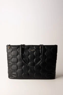 Gaëlle Paris Maxi Shopper TrapuntataNERO
