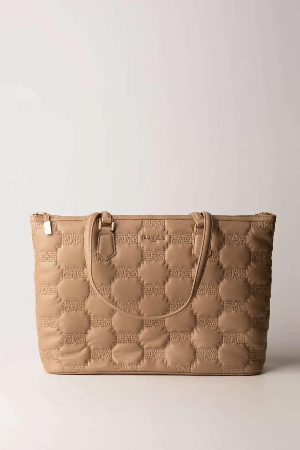 Gaëlle Paris Maxi Shopper TrapuntataCAMMELLO