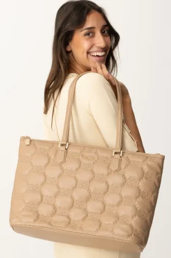 Gaëlle Paris Maxi Shopper TrapuntataCAMMELLO