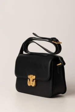 Gaëlle Paris Mini Borsa a Tracolla con LogoNERO