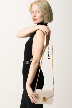 Gaëlle Paris Mini Borsa con Logo DoubleAVORIO