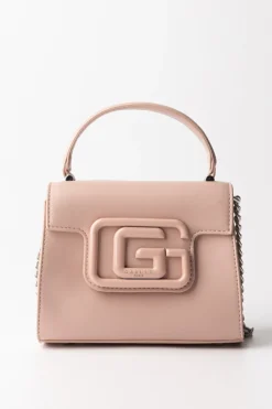 Gaëlle Paris Mini Tracolla con Maxi Logo e ManicoROSA