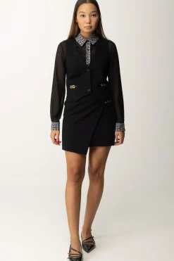 Gaëlle Paris Minigonna a PortafoglioNERO