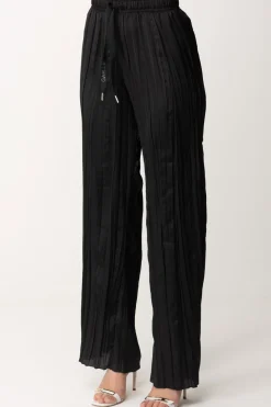 Gaëlle Paris Pantaloni PlissettatiNERO