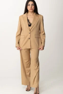 Gaëlle Paris Pantaloni StraightSABBIA