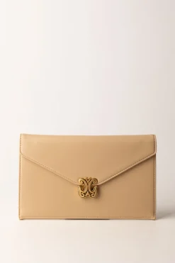 Gaëlle Paris Pochette con Logo GoldBEIGE