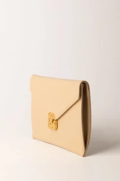 Gaëlle Paris Pochette con Logo GoldBEIGE