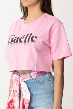 Gaëlle Paris T-shirt con StampaROSA FENICOTTERO