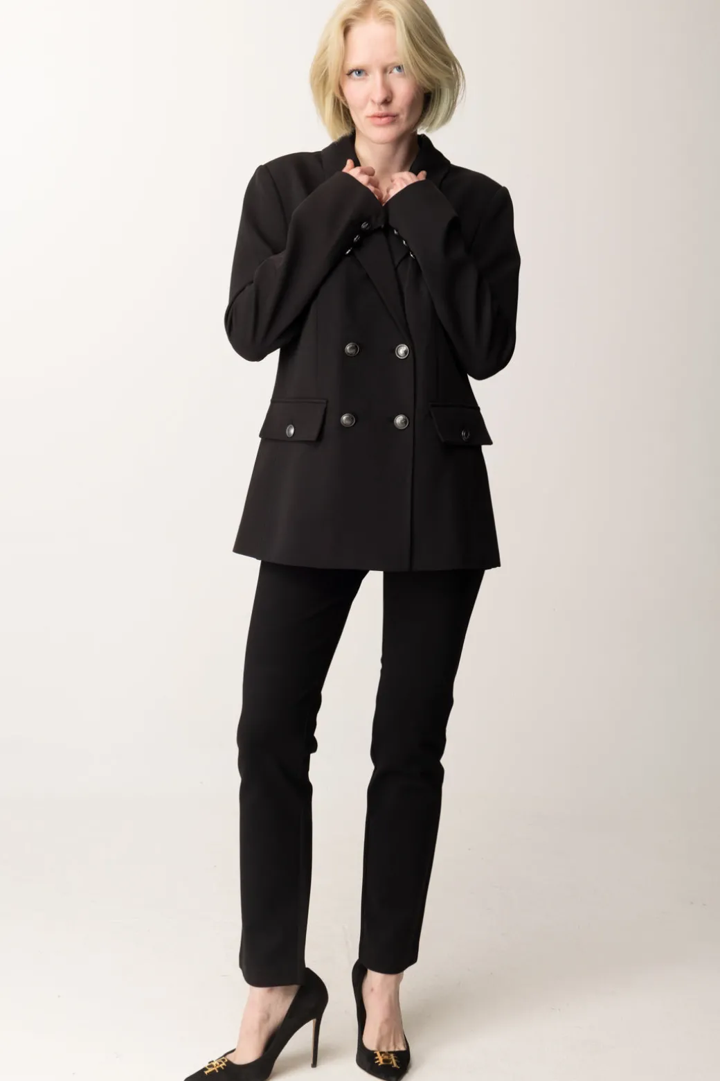 Guess Blazer Doppiopetto FionaJET BLACK A996