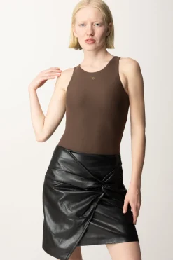 Guess Body Aderente SmanicatoDARK COFFEE